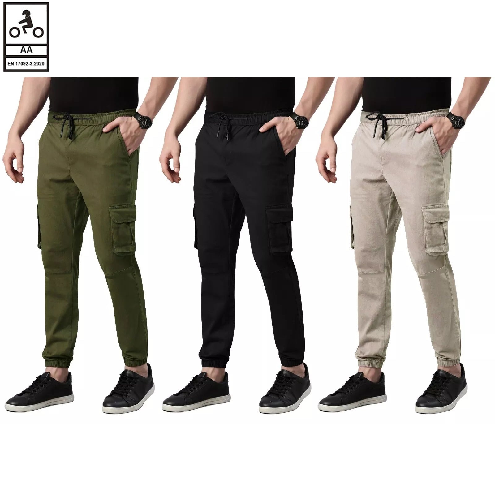 Bikers Gear Australia Charlie Men's Casual Stretch Motorcycle