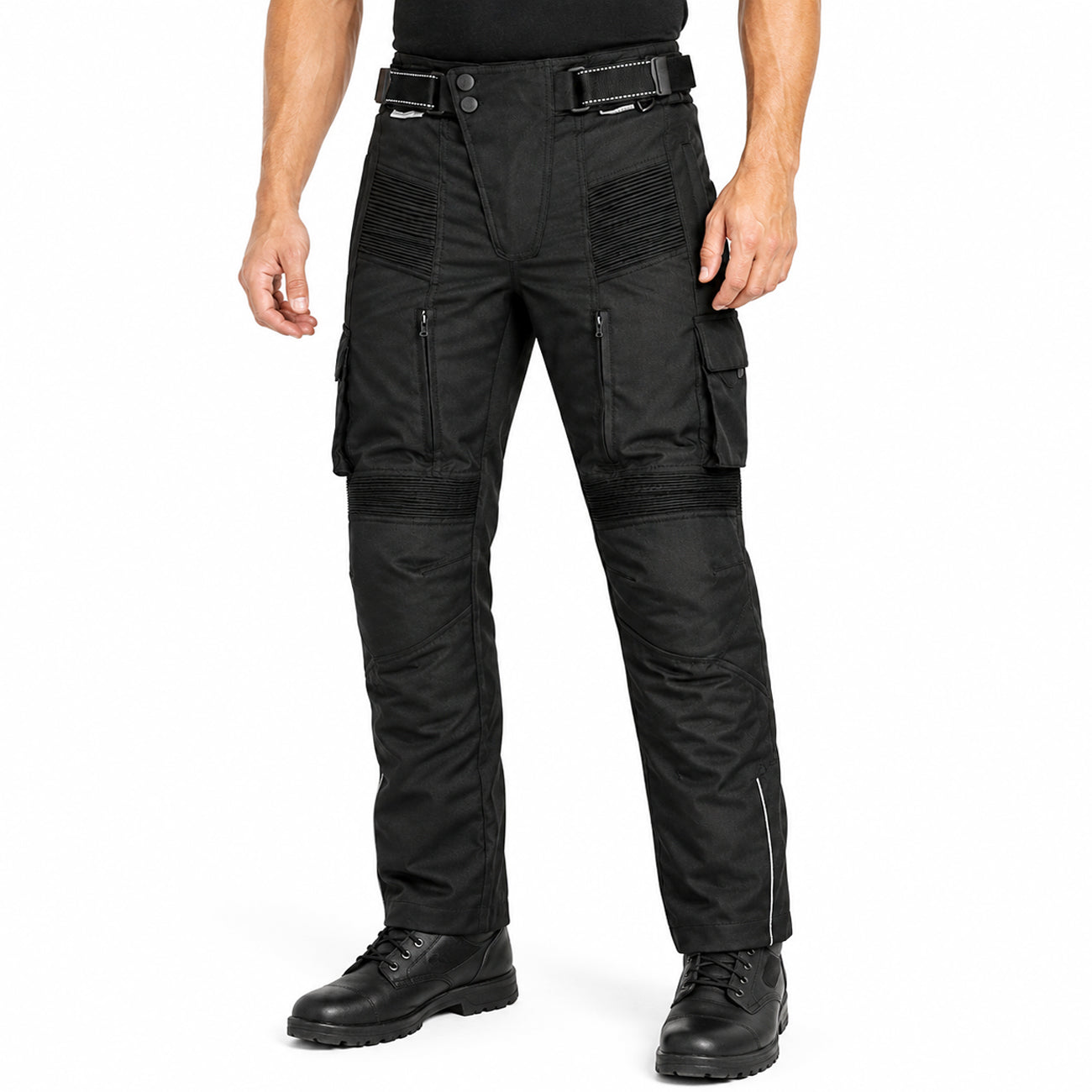 Bikers Gear Australia Cordura Motorcycle Trousers Black