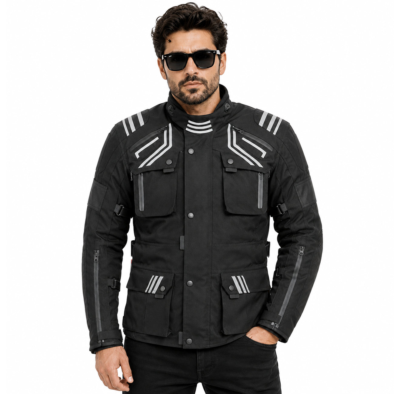 Bikers Gear Australia Motorcycle Cordura Textile Jacket