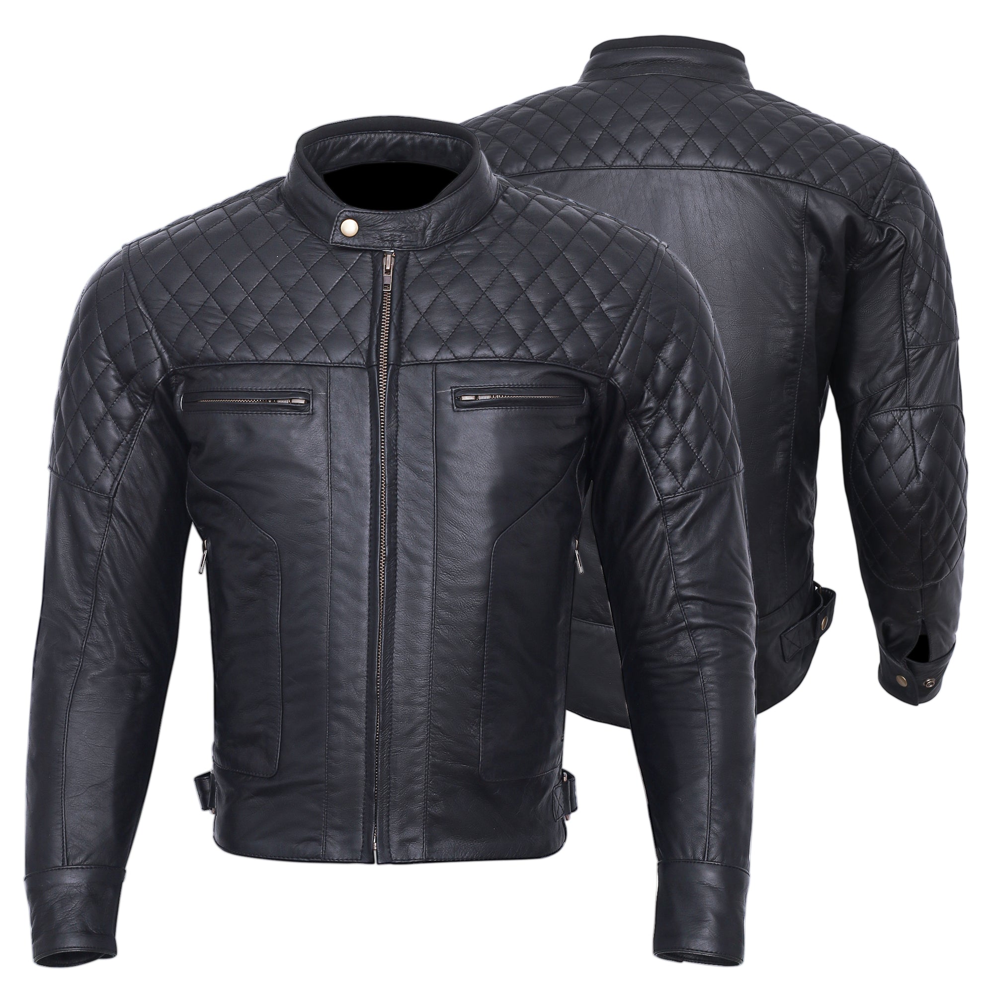 bikers gear melbourne Bikers Gear Australia Soft Analine Leather Motorcycle Jacket