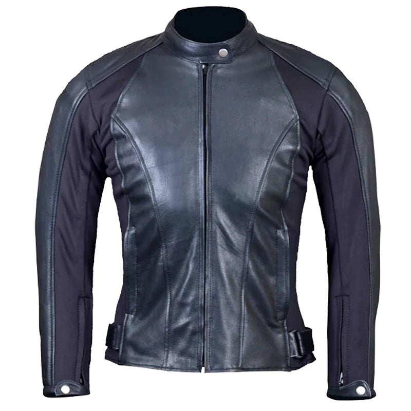 Bikers Gear Australia Cafe Racer Ladies Leather Jacket