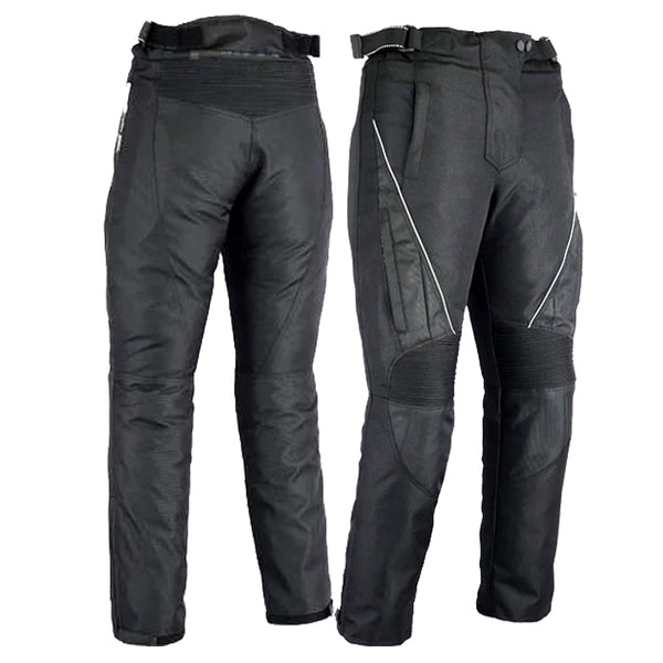 Pantalon De Moto Tout-terrain Avec Protections - Coques PP Aux Genoux Et Hanches - Tissu Respirant Et Résistant - Tailles S à 4XL