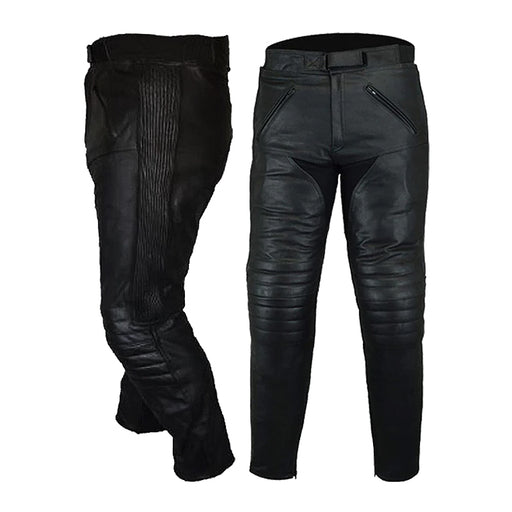 Men's LEATHER TAPERED TROUSERS WITH ZIP DETAIL | dunhill UK