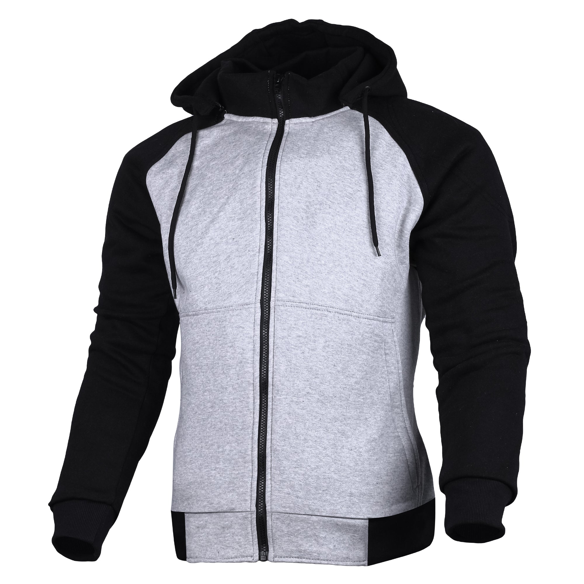 Bikers Gear Australia Alpha Protective Motorcycle Hoodie Black/Grey