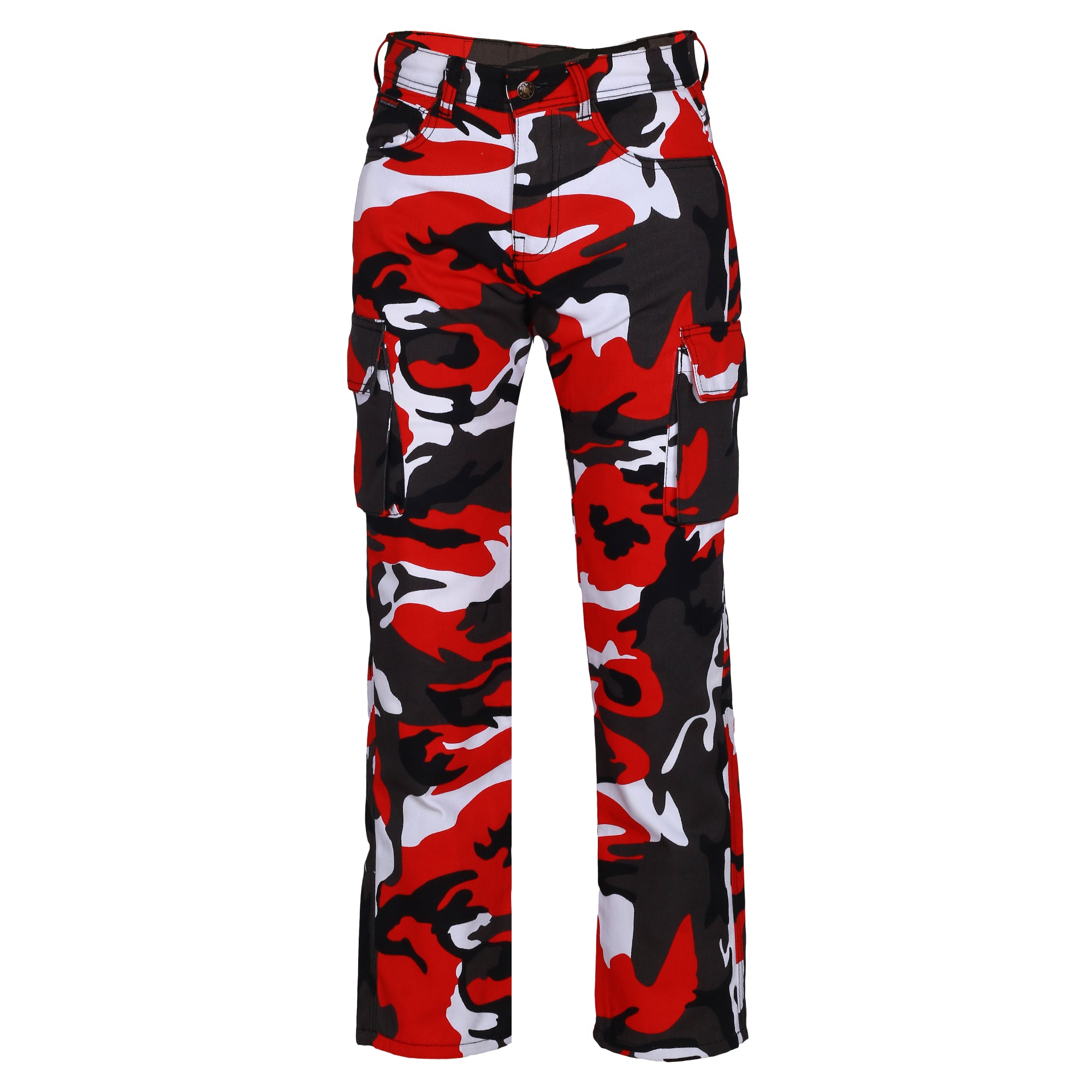 Bikers Gear Australia Robin Men Motorcycle Cargo Pants Red/Camo