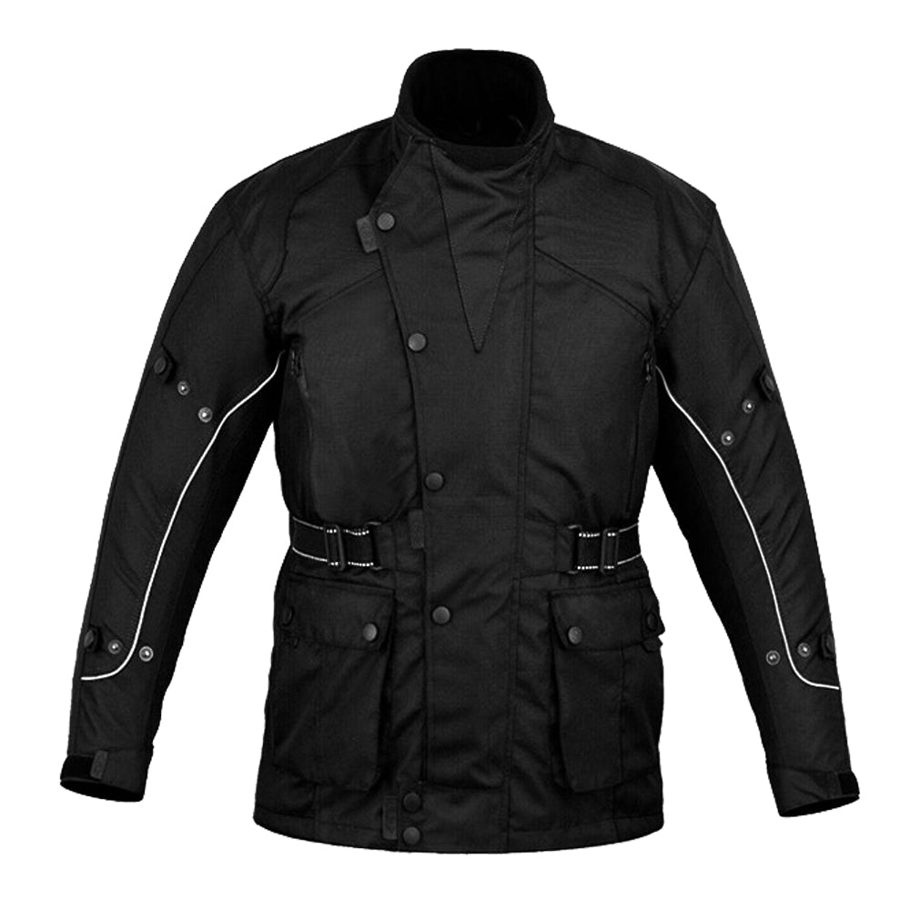 Bikers Gear Australia Avalanche Motorcycle Waterproof Textile Jacket Black