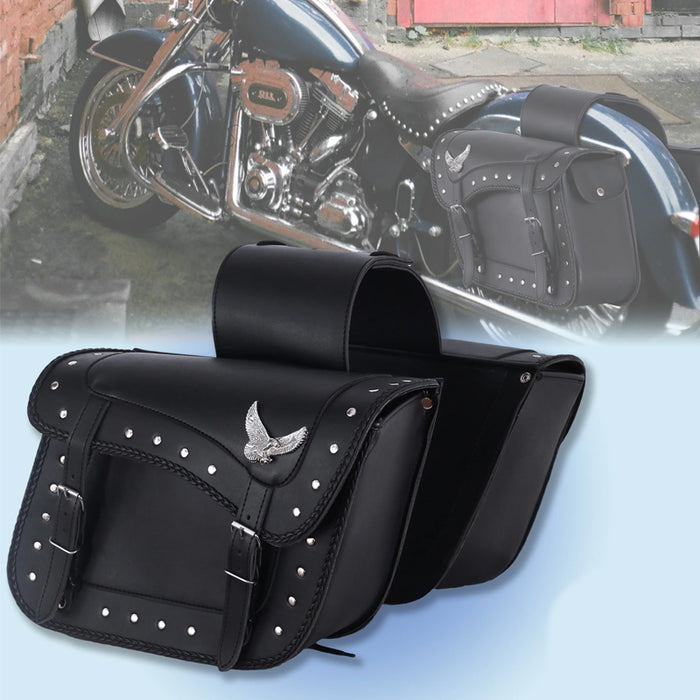 Bikers Gear Australia Flying Eagle Motorcycle Saddle Bag