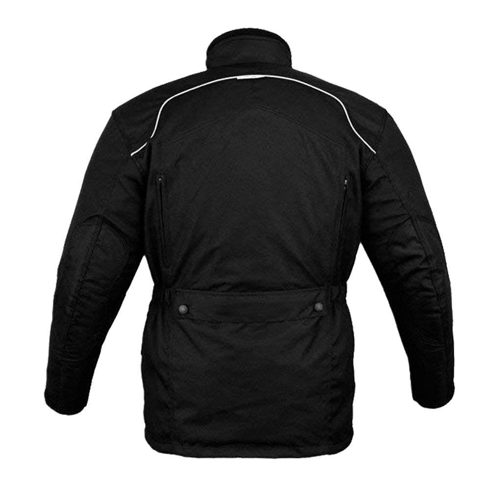 Bikers Gear Australia Avalanche Motorcycle Waterproof Textile Jacket Black