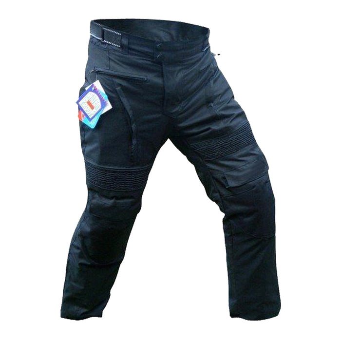 Pantaloni Moto Bikers Gear UK - Impermeabili Cordura Con Protezioni CE - Nero Taglia 5XL (W44/L30)