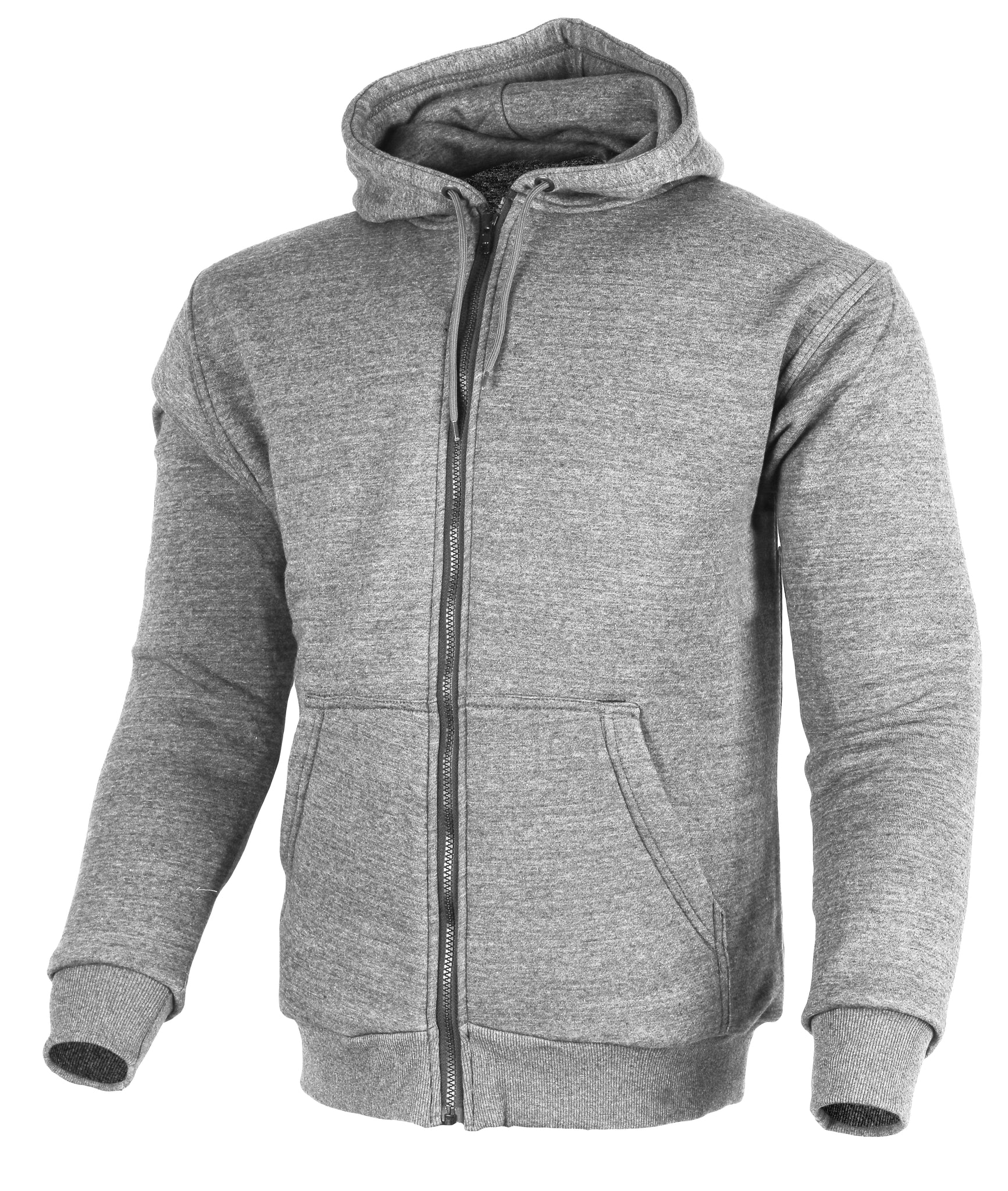 Bikers Gear Australia Alpha Protective Motorcycle Hoodie Grey