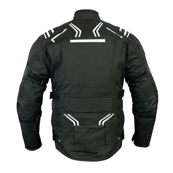 Bikers Gear Australia Velocity WP Motorcycle Cordura / Textile Jacket Black