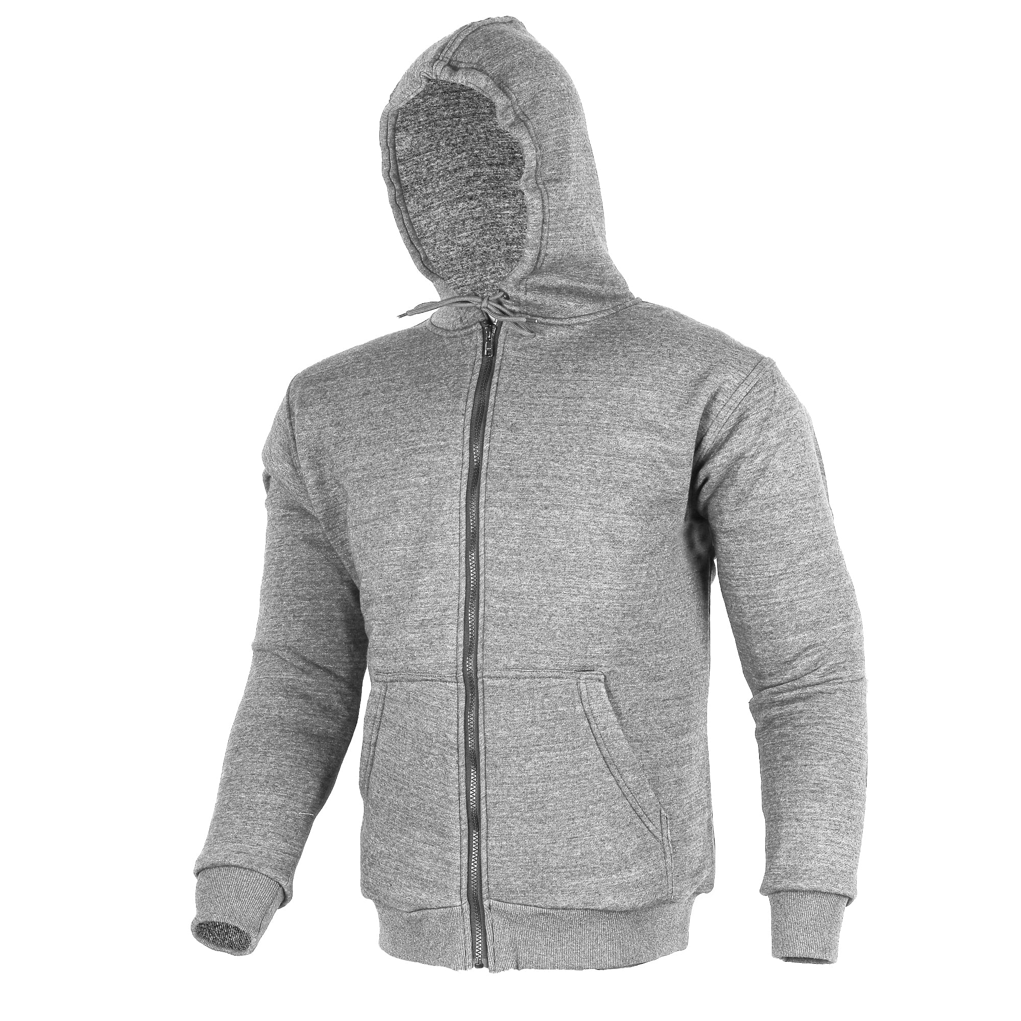 Bikers Gear Australia Alpha Protective Motorcycle Hoodie Grey