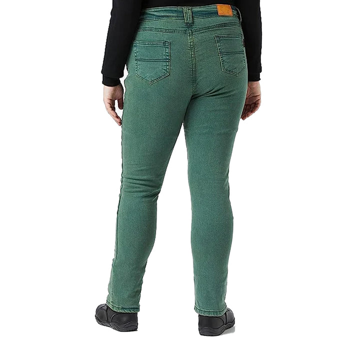 Bikers Gear Australia New Ladies Stretch Kevlar Lined Protective Motorcycle Jeans with Removable CE 1621-1 Armour