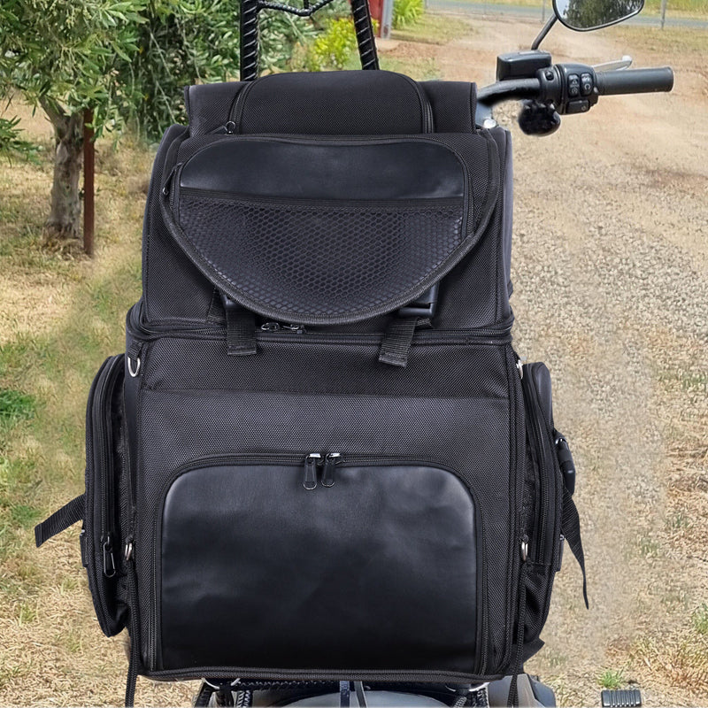 Bikers Gear Australia Castor WP Motorbike Sissy Bar Bag