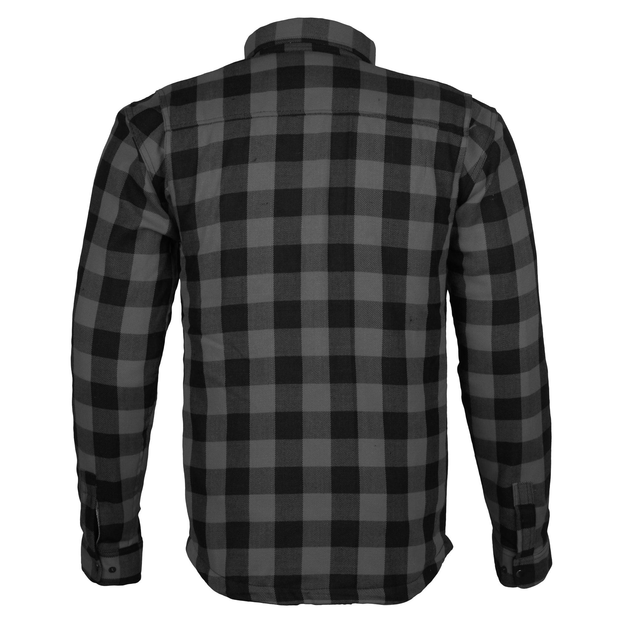 Bikers Gear Australia Exo Protective Motorcycle Flannel Shirts Grey - Premium Men Protective Shirts - Just £72.99! Shop now at Australian Bikers Gear