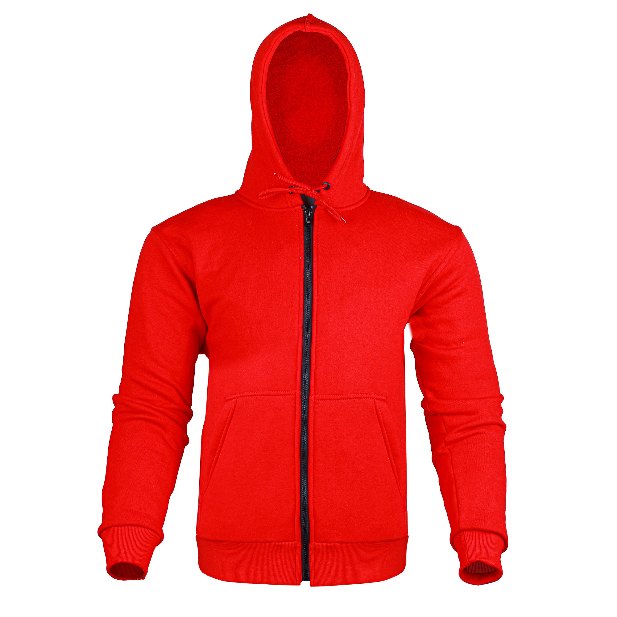 Bikers Gear Australia Alpha Protective Motorcycle Hoodie Red