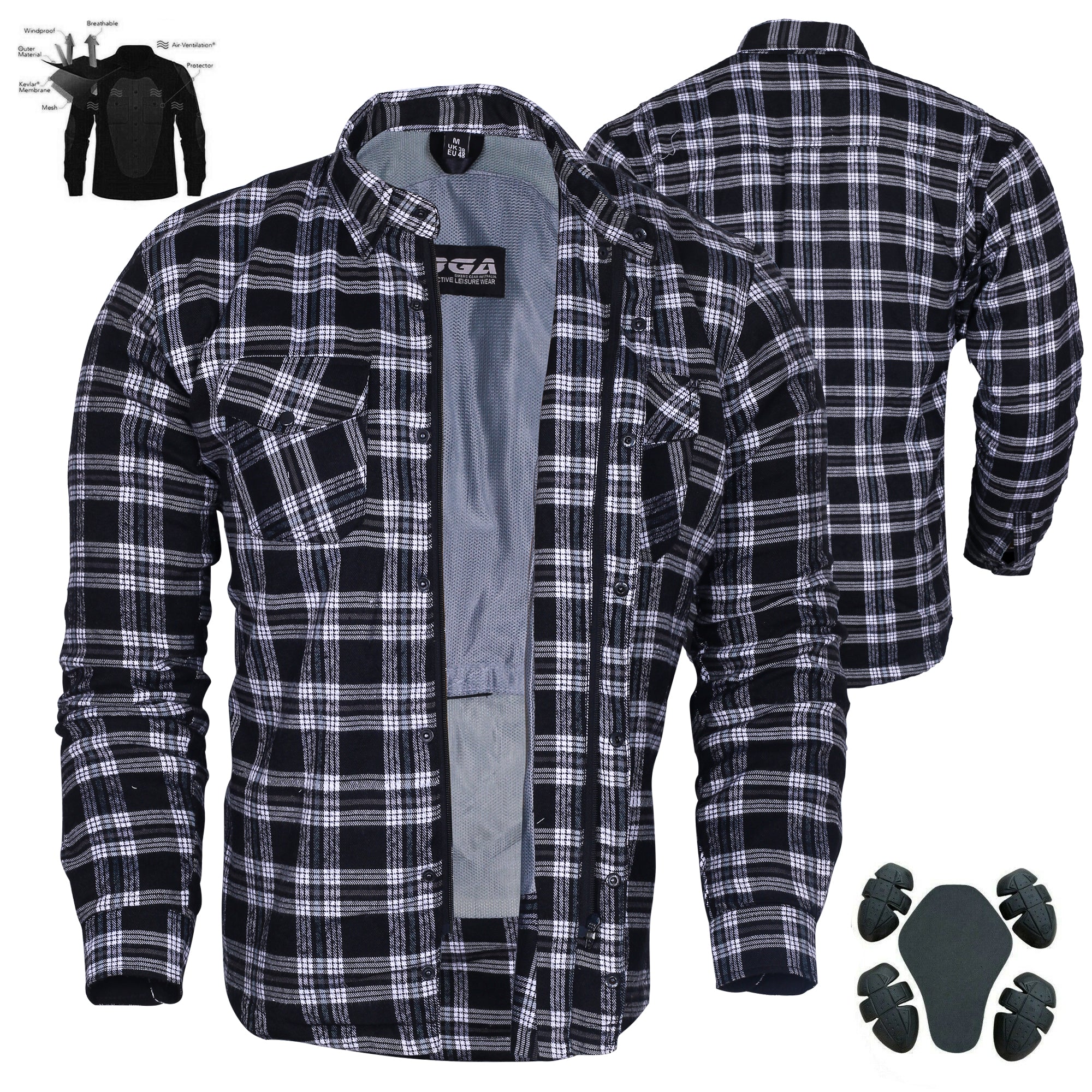 Bikers Gear Australia Timber HD Motorcycle Shirt