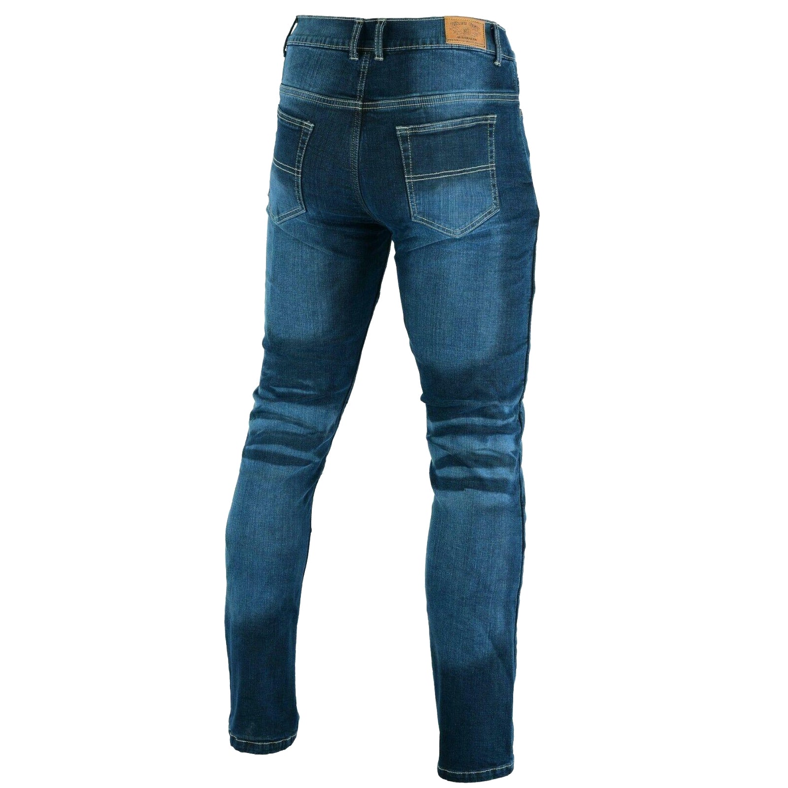 Bikers Gear Australia Nieuwe Moderne Comfort Stretch Denim Gevoerde Beschermende Motorfiets Jeans met CE 1621-1 Bescherming, Zwart 34 Bikers Gear Australia Nieuwe Moderne Comfort Stretch Denim Gevoerde Beschermende Motorfiets Jeans met CE 1621-1 Bescherming, Zwart 34
