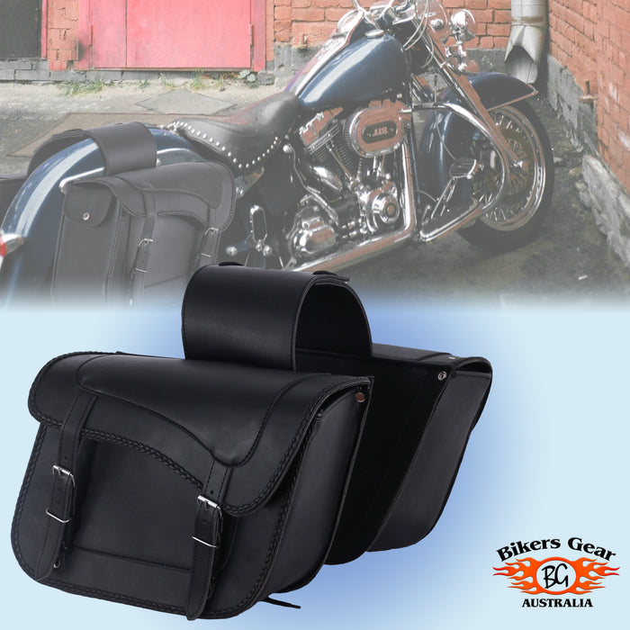 BGA Trident Motorcycle Saddle Bags