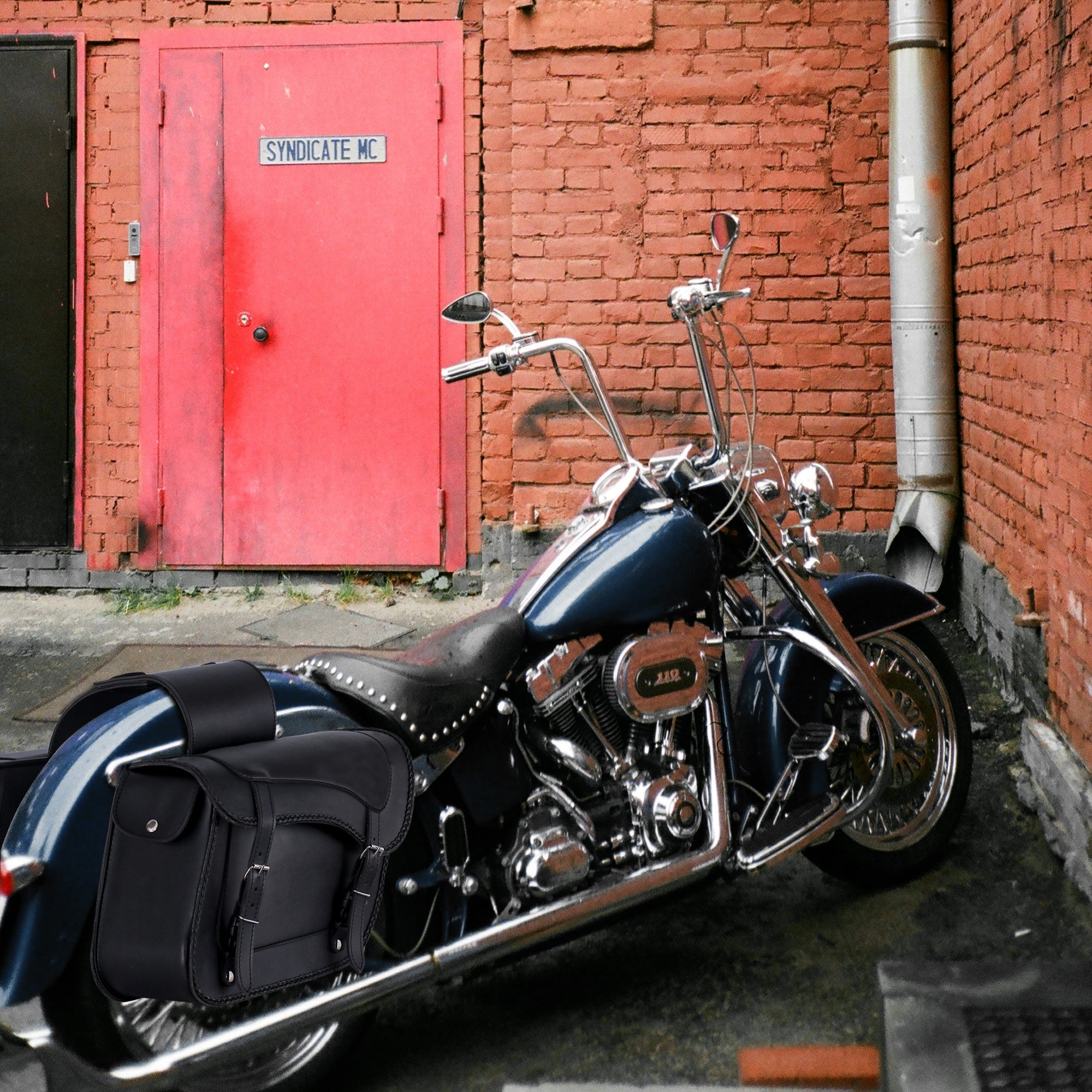 BGA Trident Motorcycle Saddle Bags