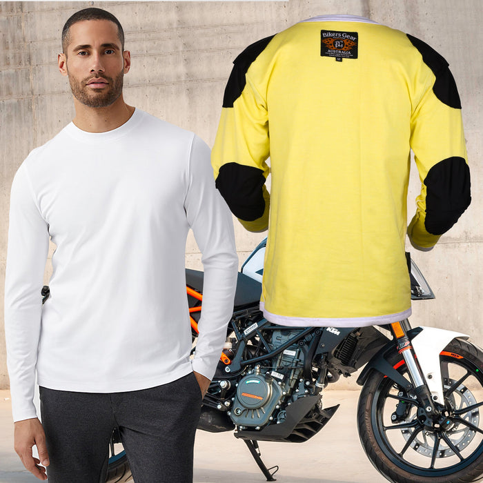 apex kevlar lined armored motorcycle t-shirts - 8