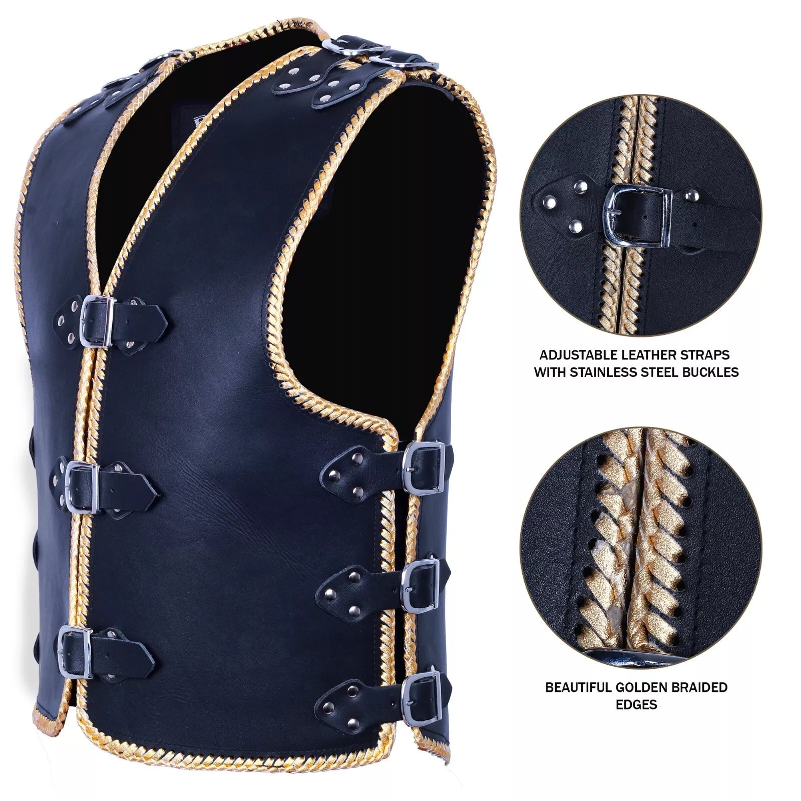 Bikers Gear Australia Leather Motorcycle Heavy-Duty Jacket